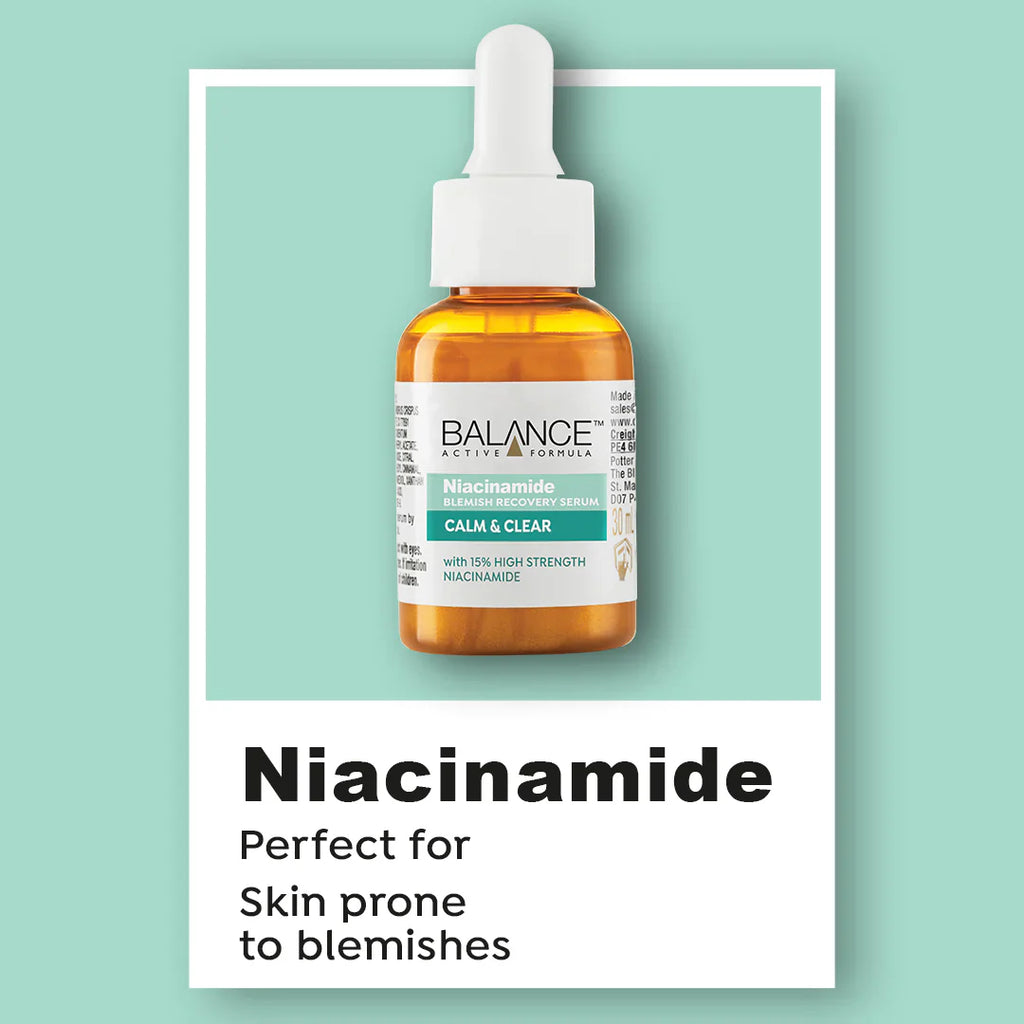 BALANCE ACTIVE FORMULA NIACINAMIDE BLEMISH RECOVERY SERUM 30ML