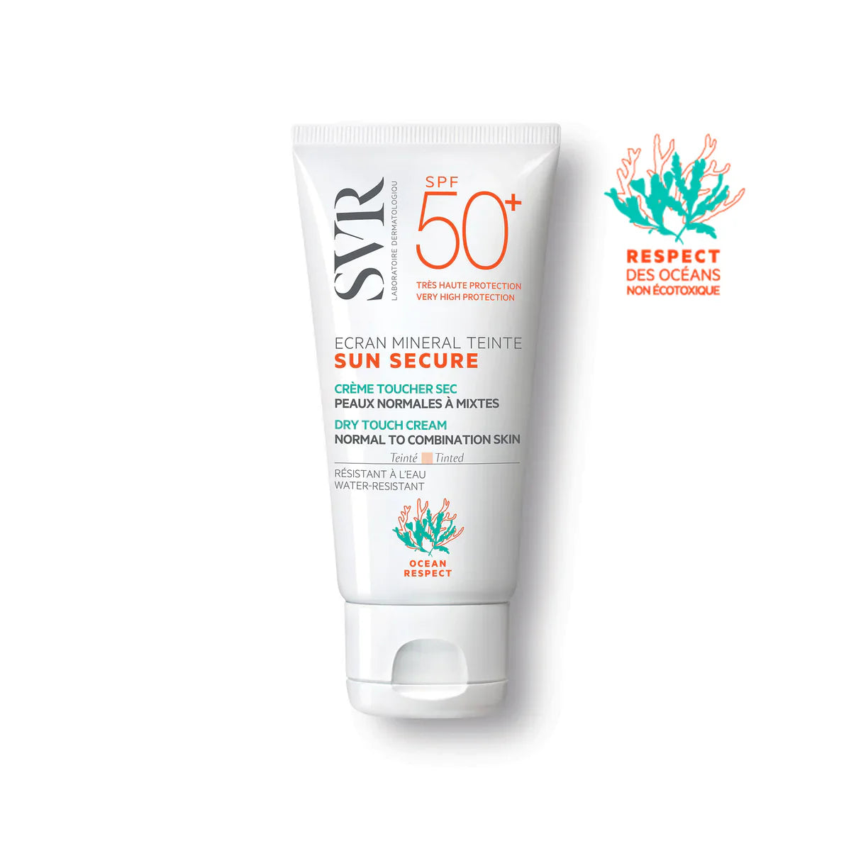 SUN SECURE SVR ÉCRAN MINÉRAL TEINTÉ PEAUX NORMALES À MIXTES  SPF50+