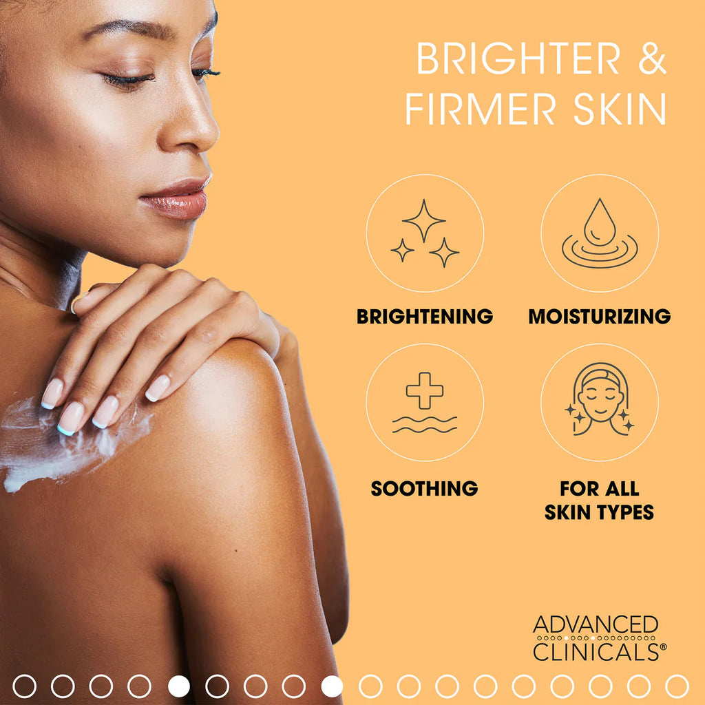 ADVANCED CLINICALS, VITAMINE C, CRÈME ÉCLAIRCISSANTE, FORMULE AVANCÉE, 454 G