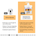 ADVANCED CLINICALS, VITAMINE C, CRÈME ÉCLAIRCISSANTE, FORMULE AVANCÉE, 454 G