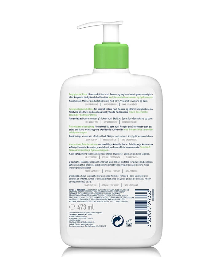 CERAVE CREME LAVANTE HYDRATANTE 236ML