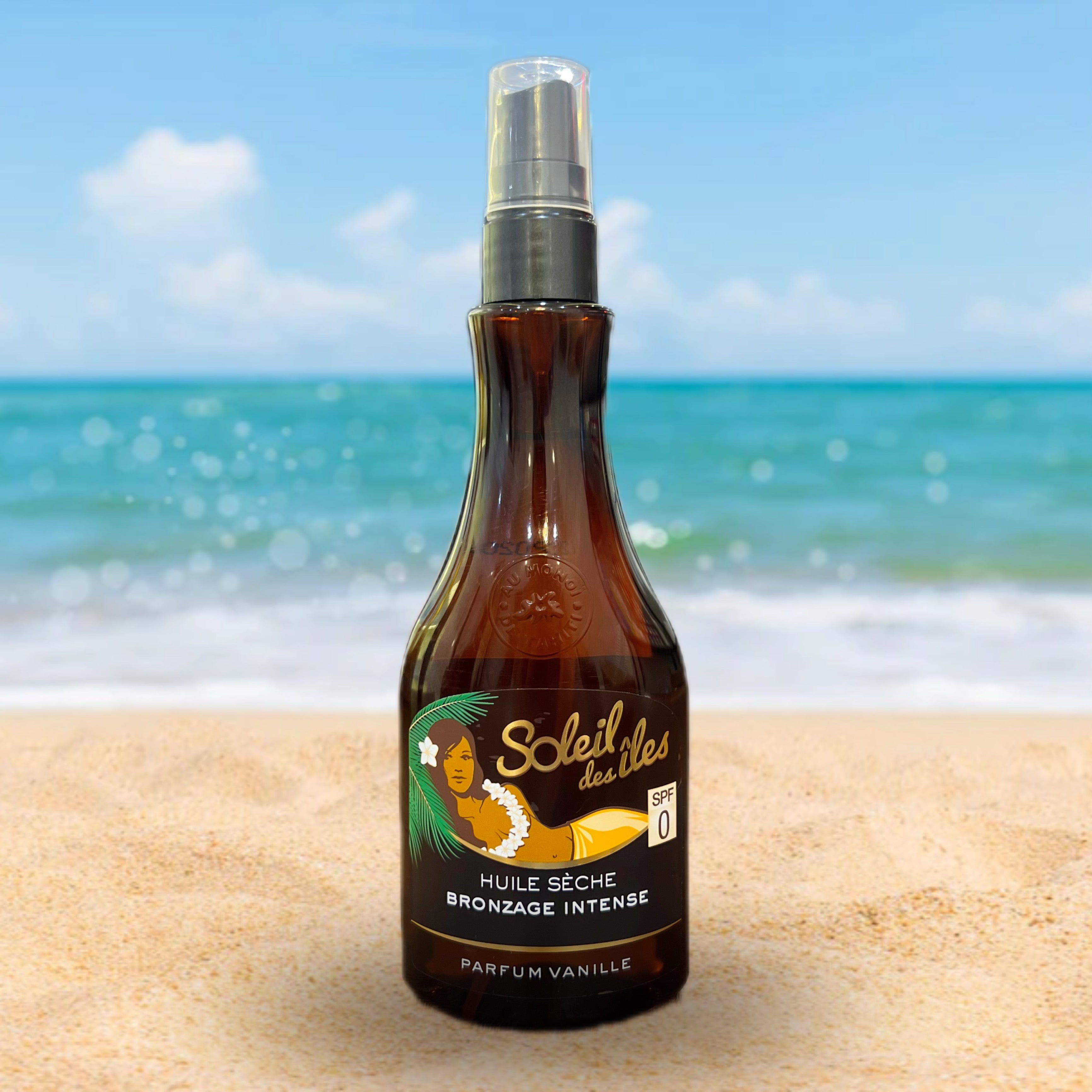 SOLEIL DES ILES HUILE SÈCHE BRONZAGE INTENSE – PARFUM COCO 150ML