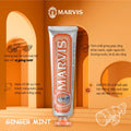 MARVIS DENTIFRICE GINGER MINT 85 ML