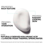 LA ROCHE POSAY HYDRAPHASE HA RICHE 72H HYDRATATION INTENSE PEAU REPULPÉE + ÉCLAT 50ML