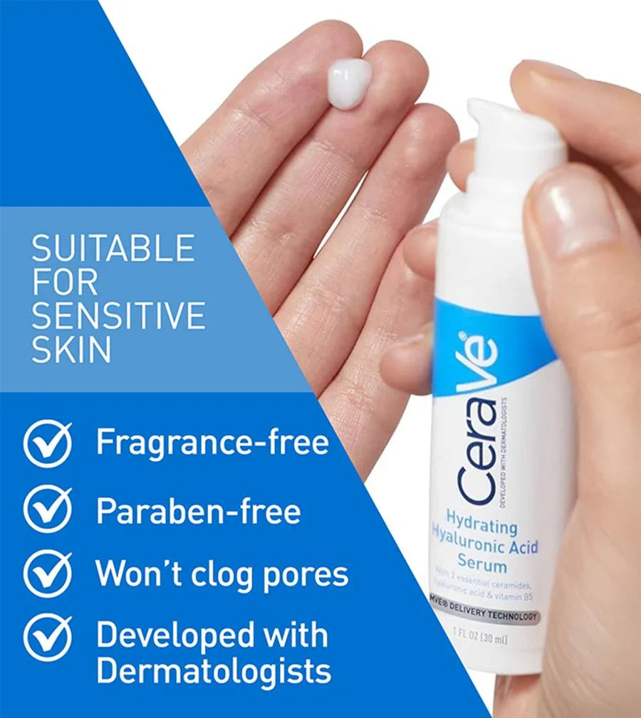 CERAVE HYDRATING  SERUM WITH HYALURONIC ACID 30 ML