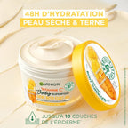 GARNIER VITAMINE C BODY SUPER FOOD CRÈME NUTRI-ÉCLAT 48H 380ML