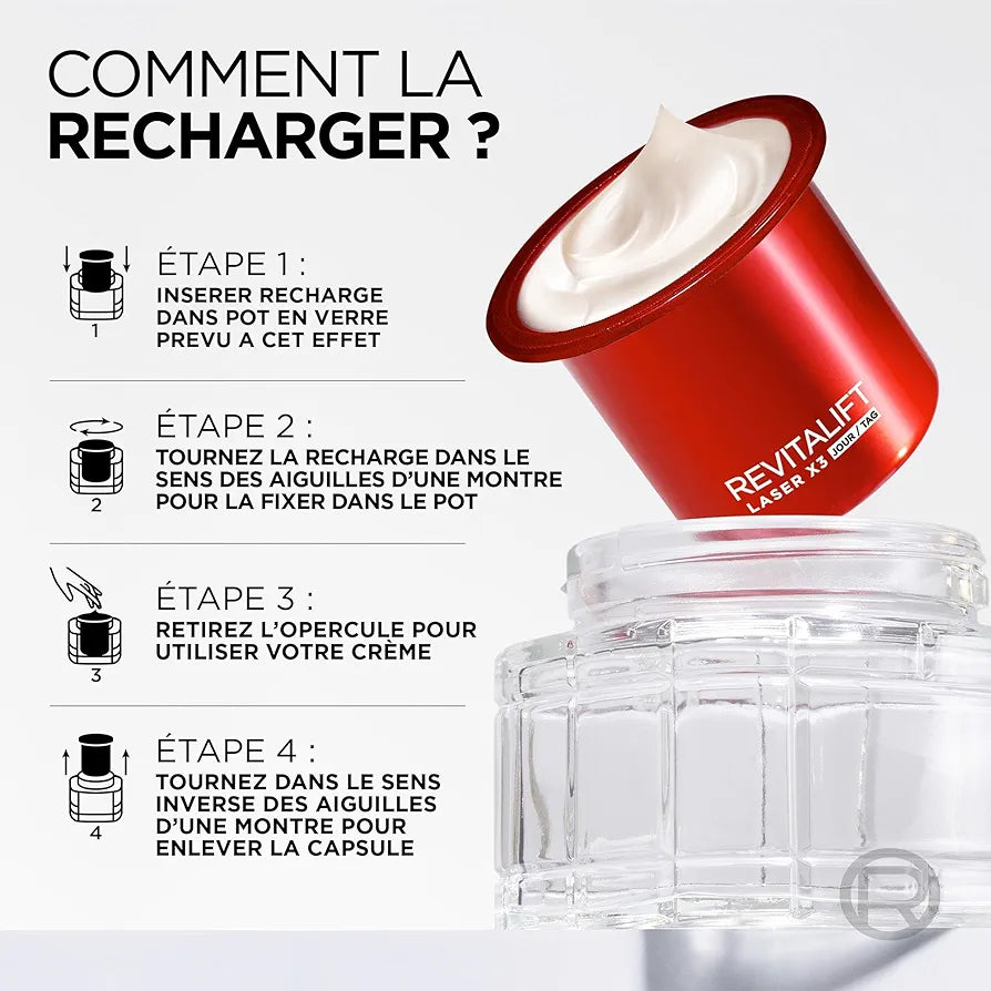L’ORÉAL PARIS REVITALIFT LASER ×3 CRÈME DE JOUR (RECHARGE) 50ML