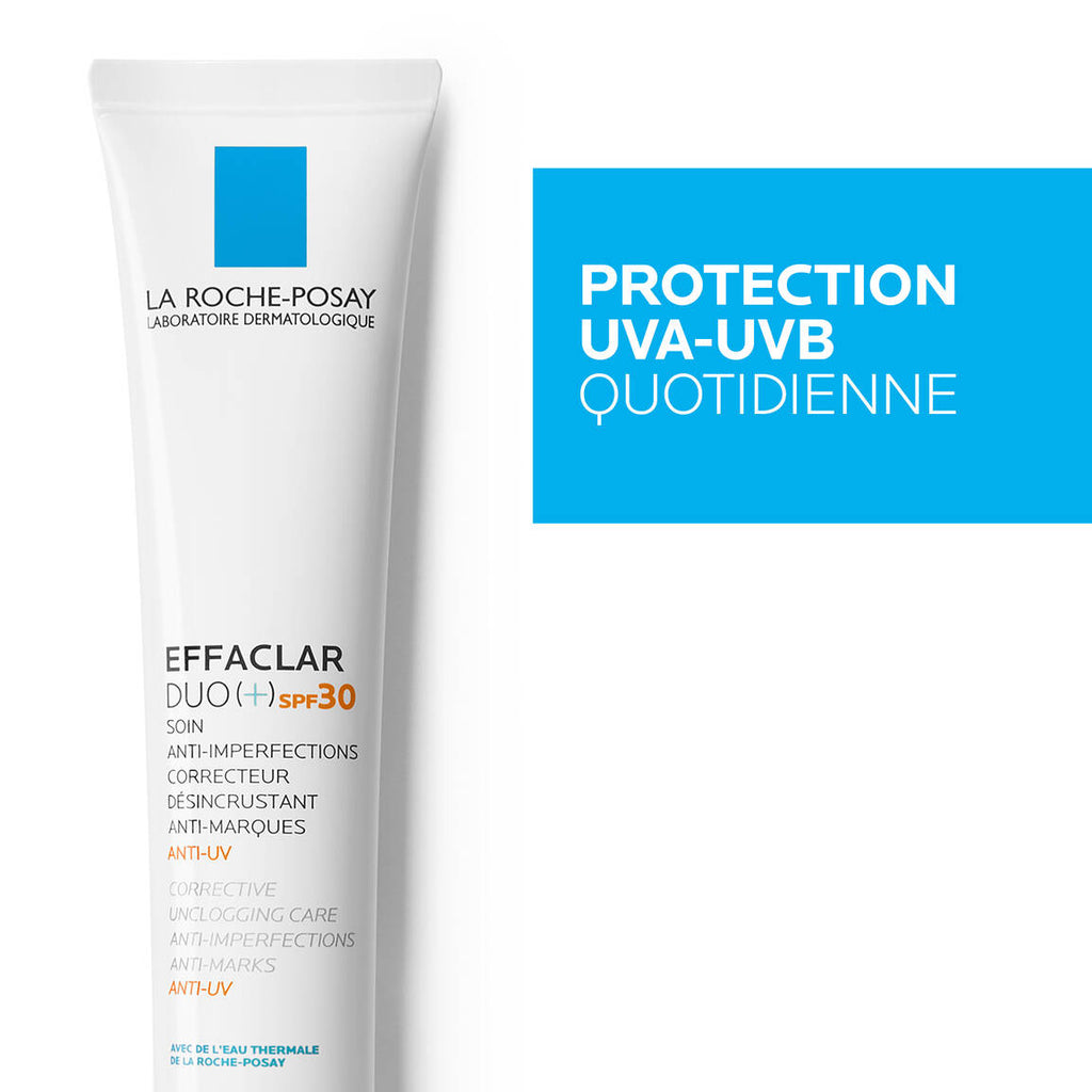 LA ROCHE POSAY EFFACLAR DUO + SPF30 SOIN ANTI-IMPERFECTIONS CORRECTEUR DÉSINCRUSTANT ANTI-MARQUES ANTI-UV 40ML