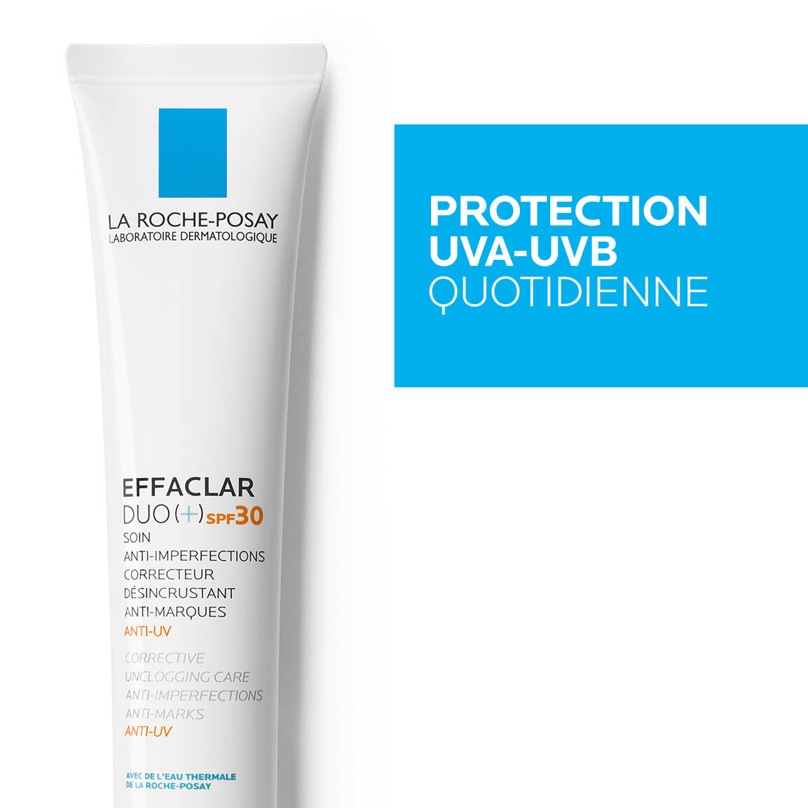 LA ROCHE POSAY EFFACLAR DUO + SPF30 SOIN ANTI-IMPERFECTIONS CORRECTEUR DÉSINCRUSTANT ANTI-MARQUES ANTI-UV 40ML