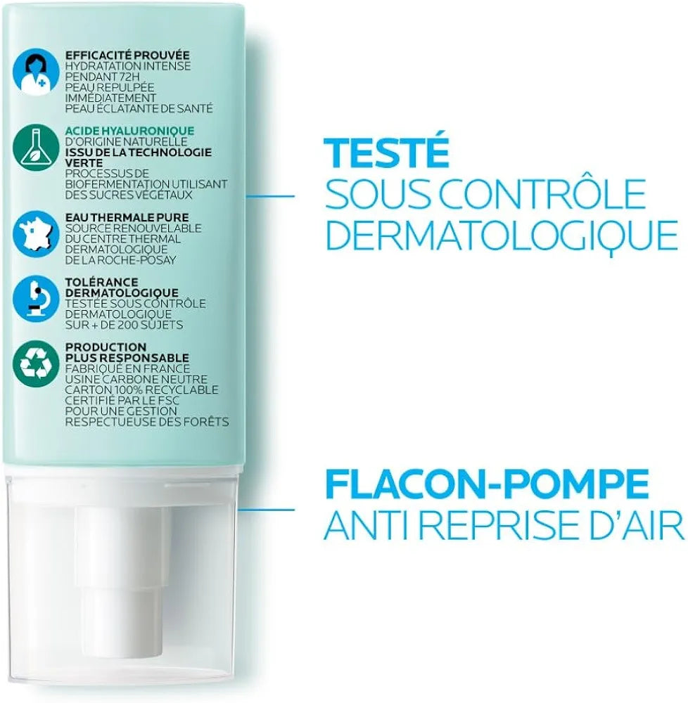 LA ROCHE POSAY HYDRAPHASE HA RICHE 72H HYDRATATION INTENSE PEAU REPULPÉE + ÉCLAT 50ML