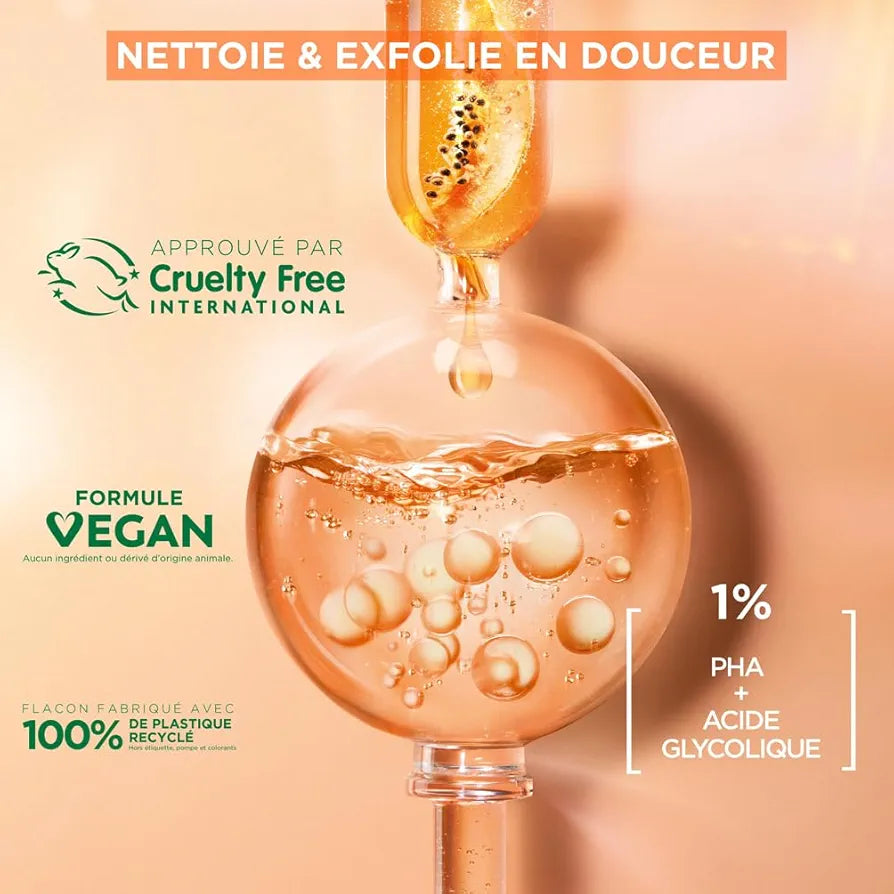 GARNIER SKIN ACTIVE SOLUTION MICELLAIRE PEELING DOUX TOUT EN 1 À TOUTES LES PEAUX 400ML