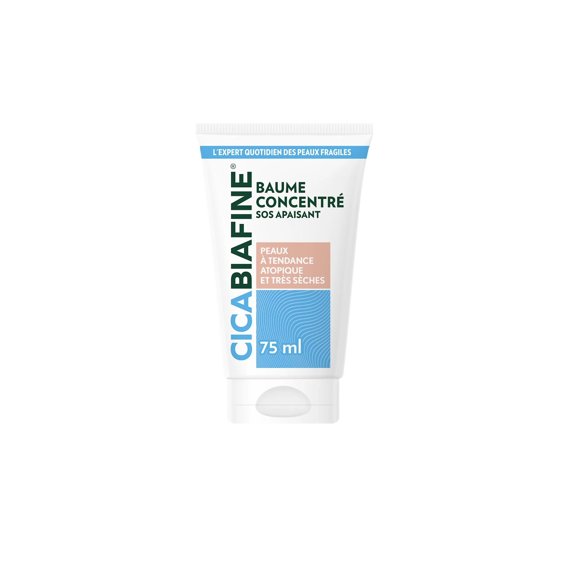 CICABIAFINE BAUME CONCENTRÉ SOS APAISANT PEAUX À TANDANCE ATOPIQUE ET TRÈS SÈCHES 75 ML