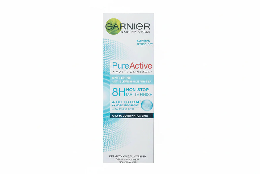 GARNIER SKIN ACTIVE PURE ACTIVE DAILY MATTIFYING MOISTURIZING BLEMISHES & SHINE 50ML