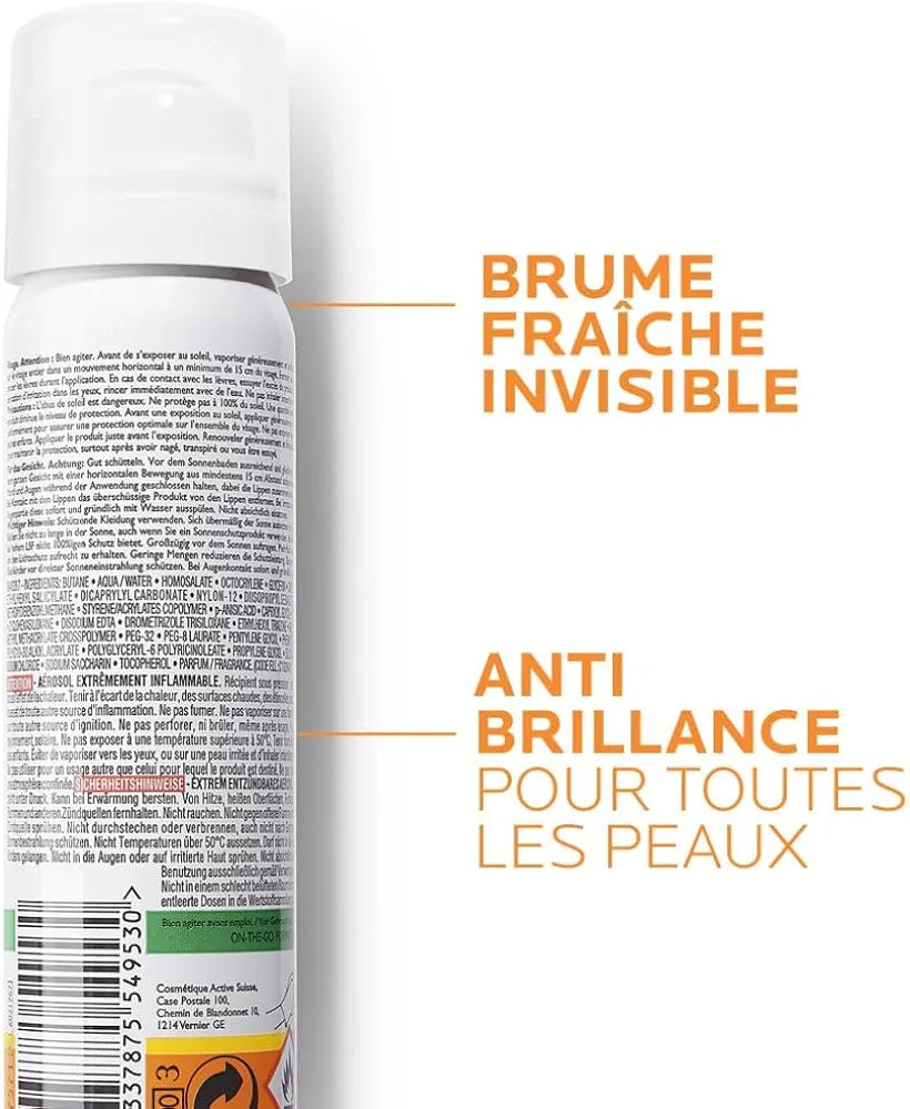 LA ROCHE POSAY ANTHELIOS BRUME ANTI-BRILLANCE /ANTI-GLANZSPRAY SPF 50+ 75ML