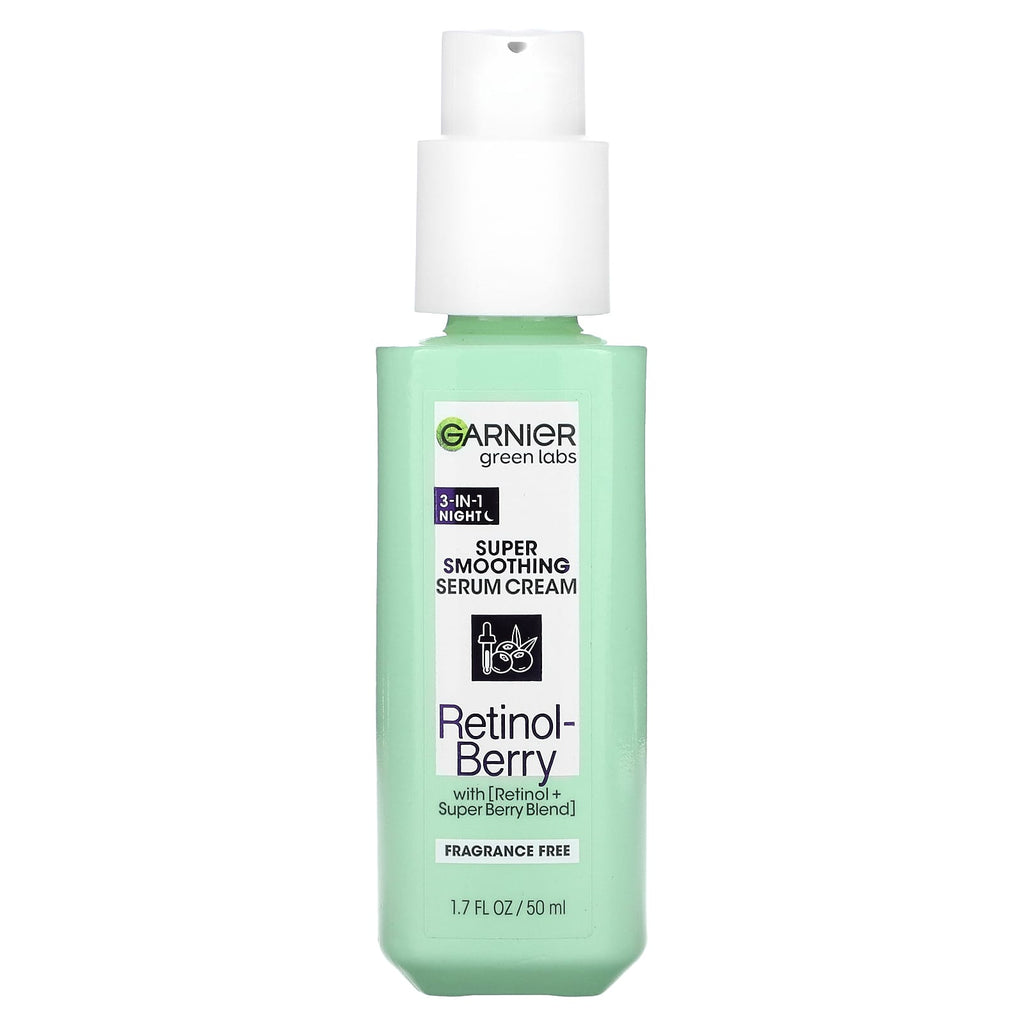 GARNIER GREEN LABS SUPER SMOOTHING SERUM CREAM 3 EN 1 RETINOL-BERRY 50ML