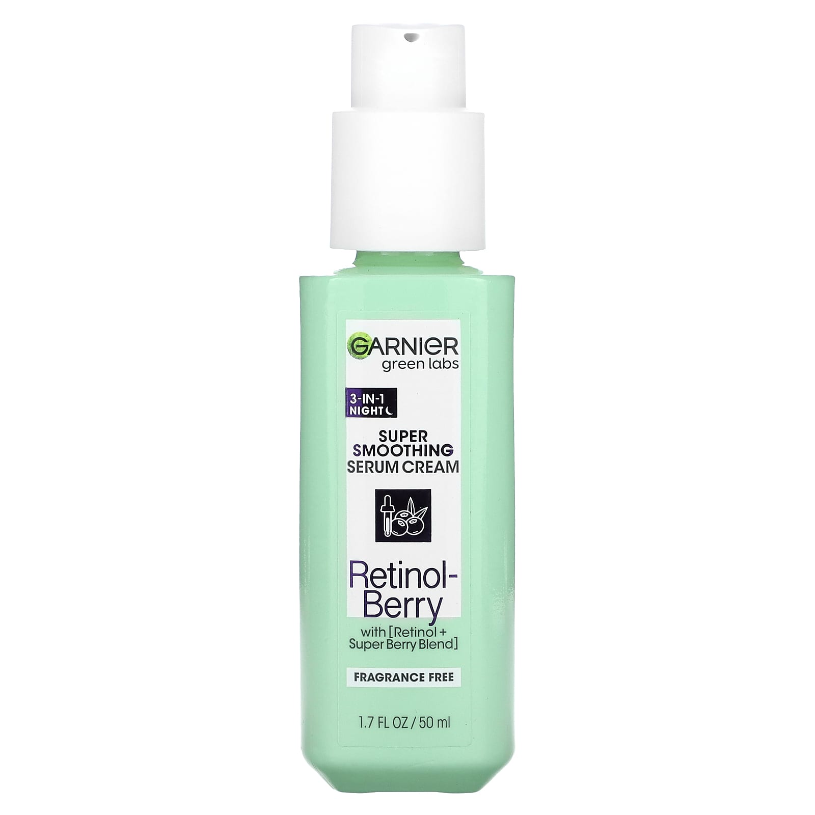 GARNIER GREEN LABS SUPER SMOOTHING SERUM CREAM 3 EN 1 RETINOL-BERRY 50ML