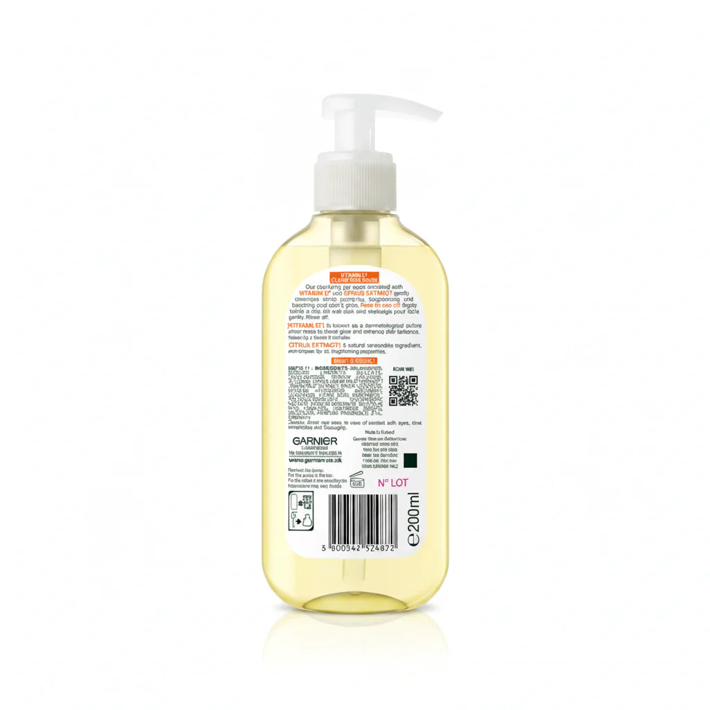 GARNIER VITAMIN C CLARIFYING WASH FOR DULL, UNEVEN SKIN 200ML