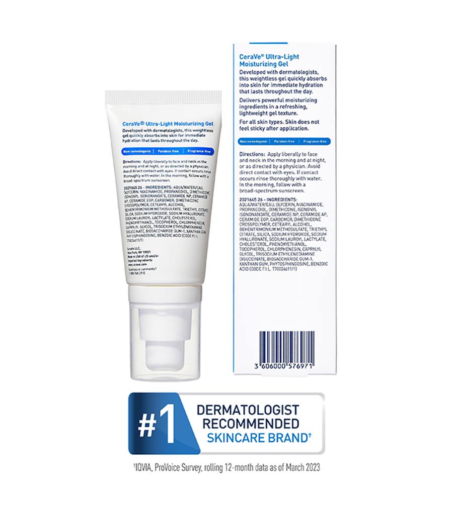CERAVE ULTRA LIGHT MOISTURIZING GEL 52ML