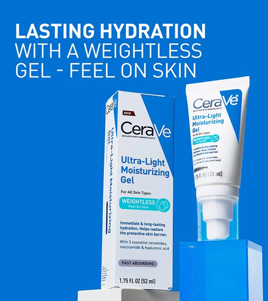 CERAVE ULTRA LIGHT MOISTURIZING GEL 52ML