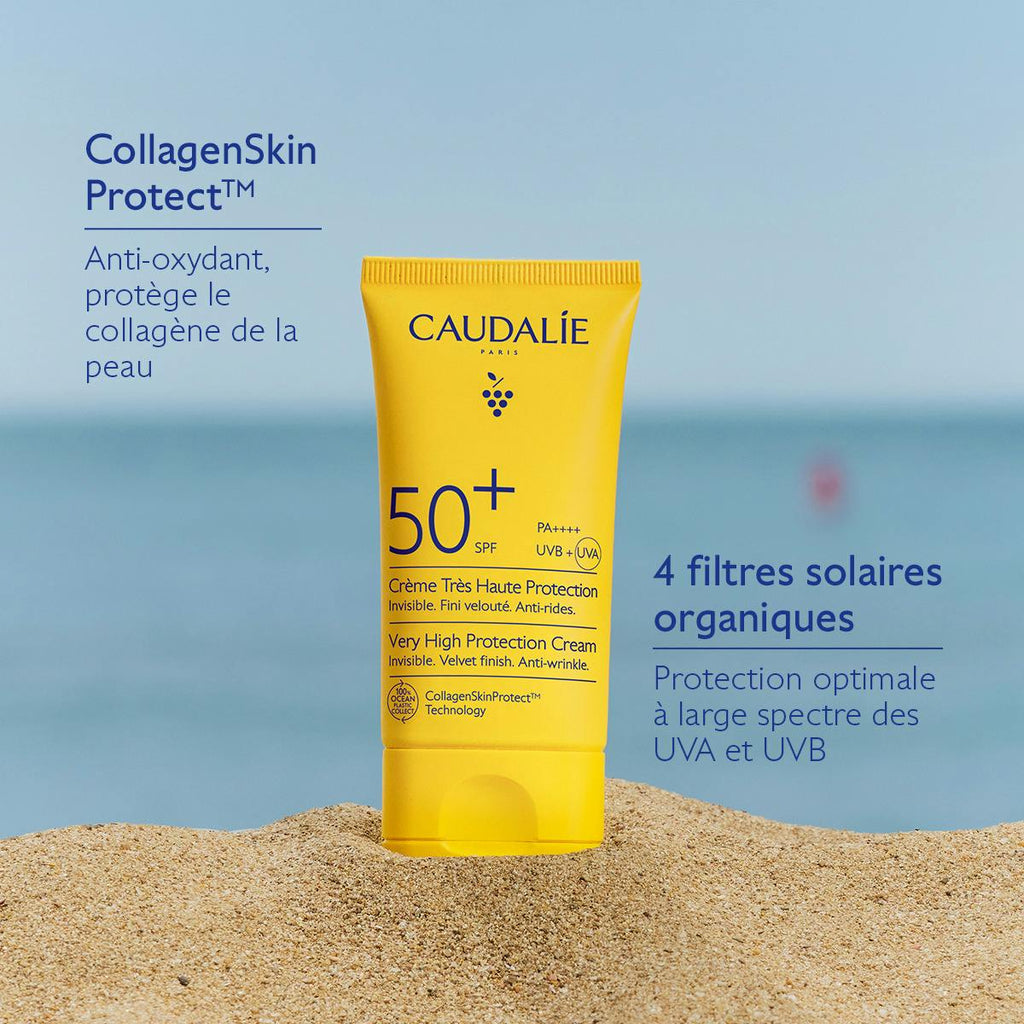 CAUDALIE CRÈME TRÈS HAUTE PROTECTION SPF50+ 50ML