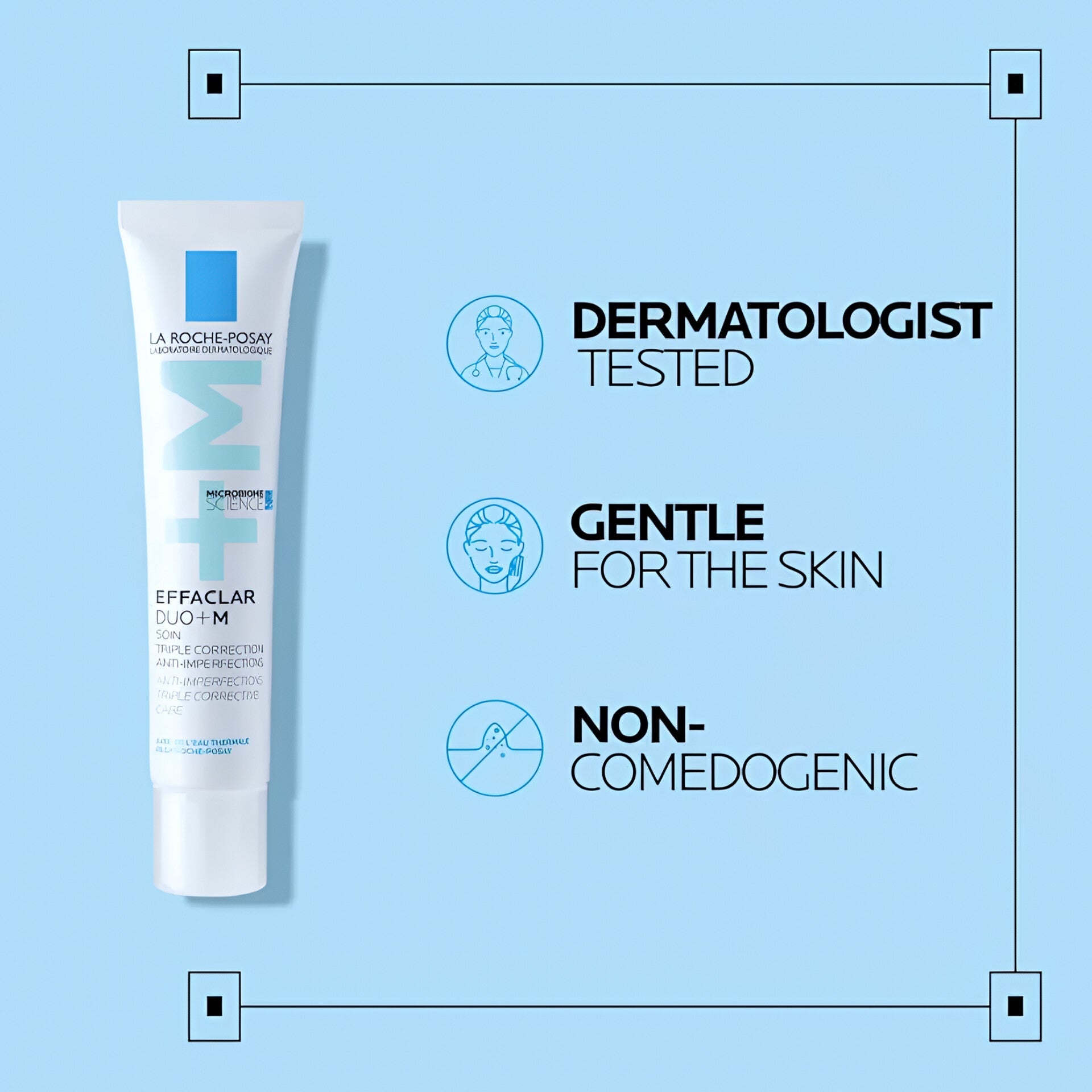 LA ROCHE POSAY EFFACLAR DUO +M ANTI IMPERFECTIONS TRIPLE CORRECTIVE CARE 40ML