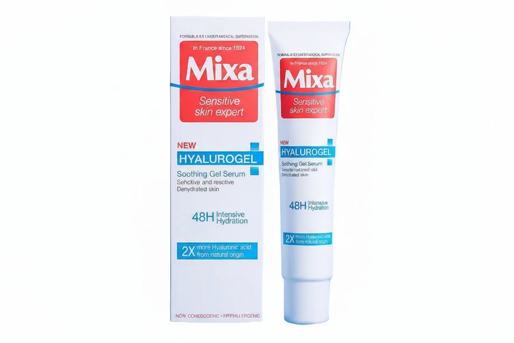 MIXA HYALUROGEL SOOTHING GEL SERUM SENSITIVE AND REACTIVE DEHYDRATED SKIN 40ML