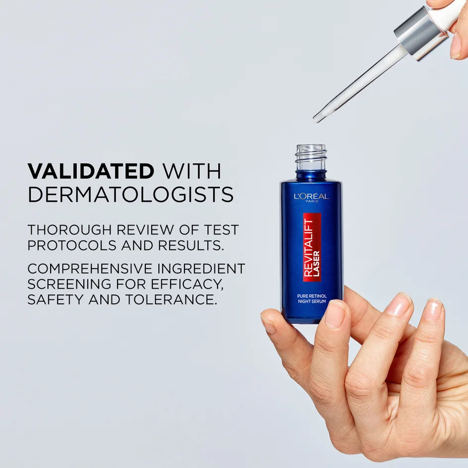L’ORÉAL PARIS REVITALIFT LASER SERUM NUIT 0.2% RETINOL PUR 30ML