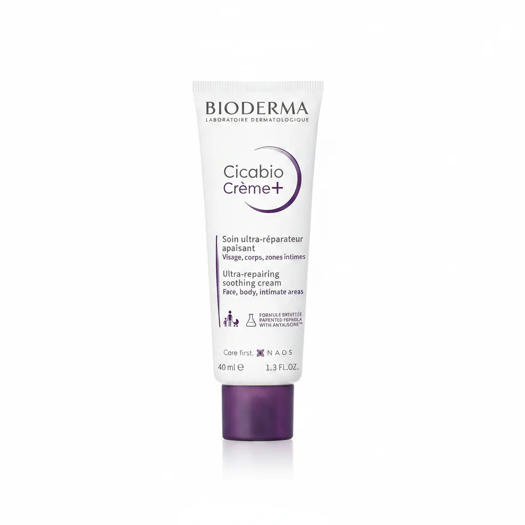 BIODERMA CICABIO CRÈME + SOIN ULTRA RÉPARATEUR APAISANT VISAGE-CORPS-ZONES INTIMMES 40ML