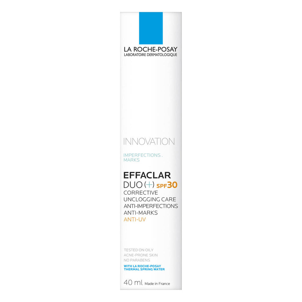 LA ROCHE POSAY EFFACLAR DUO + SPF30 SOIN ANTI-IMPERFECTIONS CORRECTEUR DÉSINCRUSTANT ANTI-MARQUES ANTI-UV 40ML