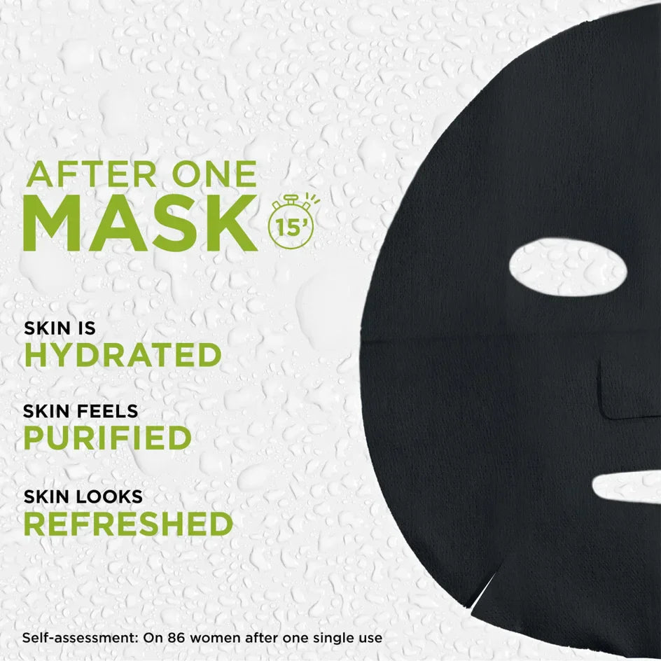 GARNIER SKIN ACTIVE AHA+BHA  SERUM MASK 28G