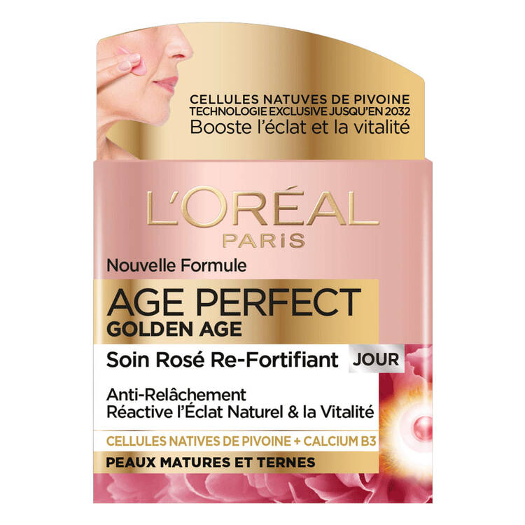 L’ORÉAL PARIS AGE PERFECT GOLDEN AGE SOIN ROSE RE-FORTIFIAN ANTI RELÂCHEMENT RÉACTIVE L’ÉCLAT NATUREL 50ML
