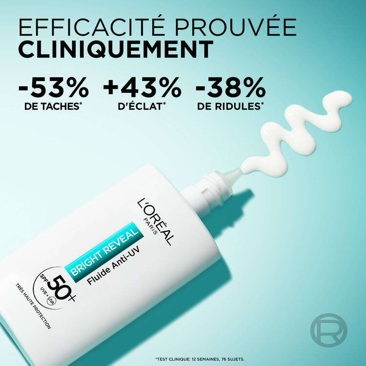 L’ORÉAL PARIS BRIGHT REVEAL FLUIDE ANTI-UV SPF50 ANTI-TACHES INVISIBLE 50ML