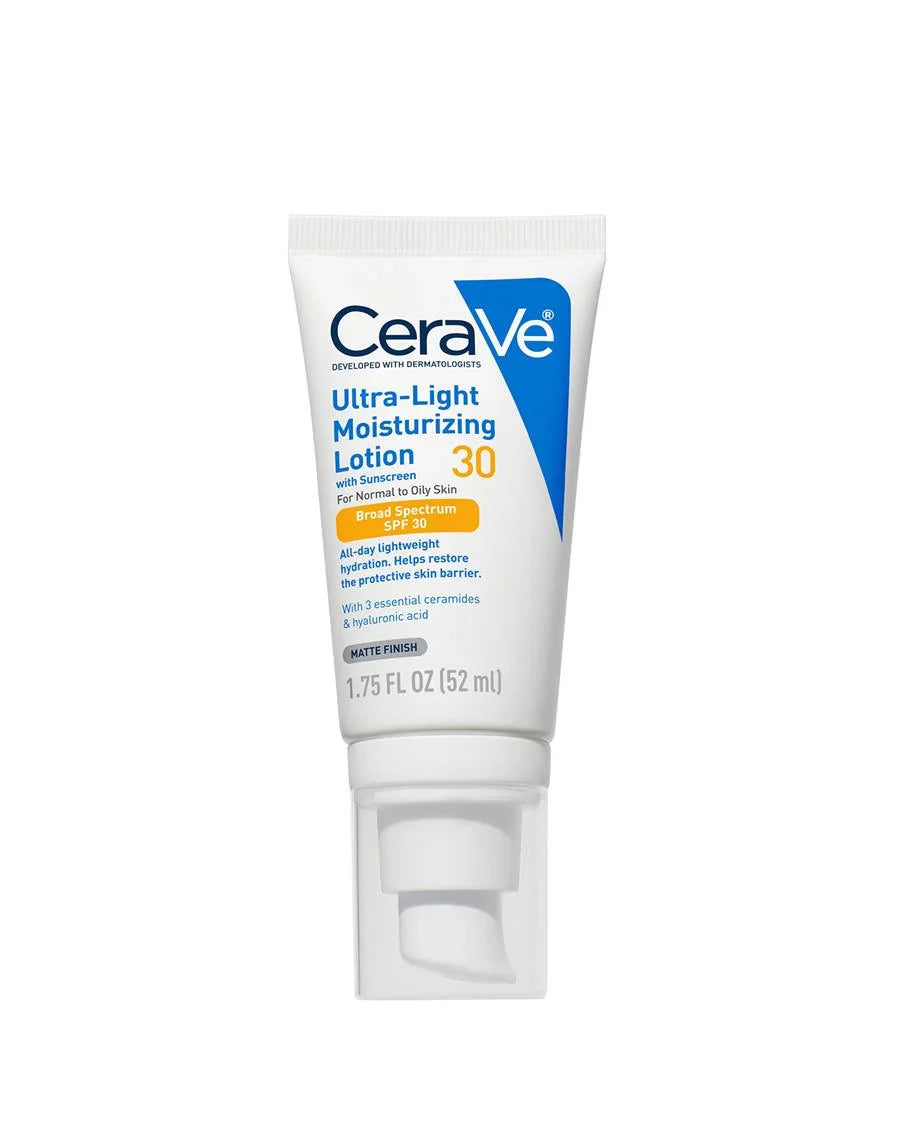 CERAVE ULTRA LIGHT MOISTURIZING LOTION WITH SUN PROTECTION SPF 30 FOR NORMAL TO OILY SKIN  52ML