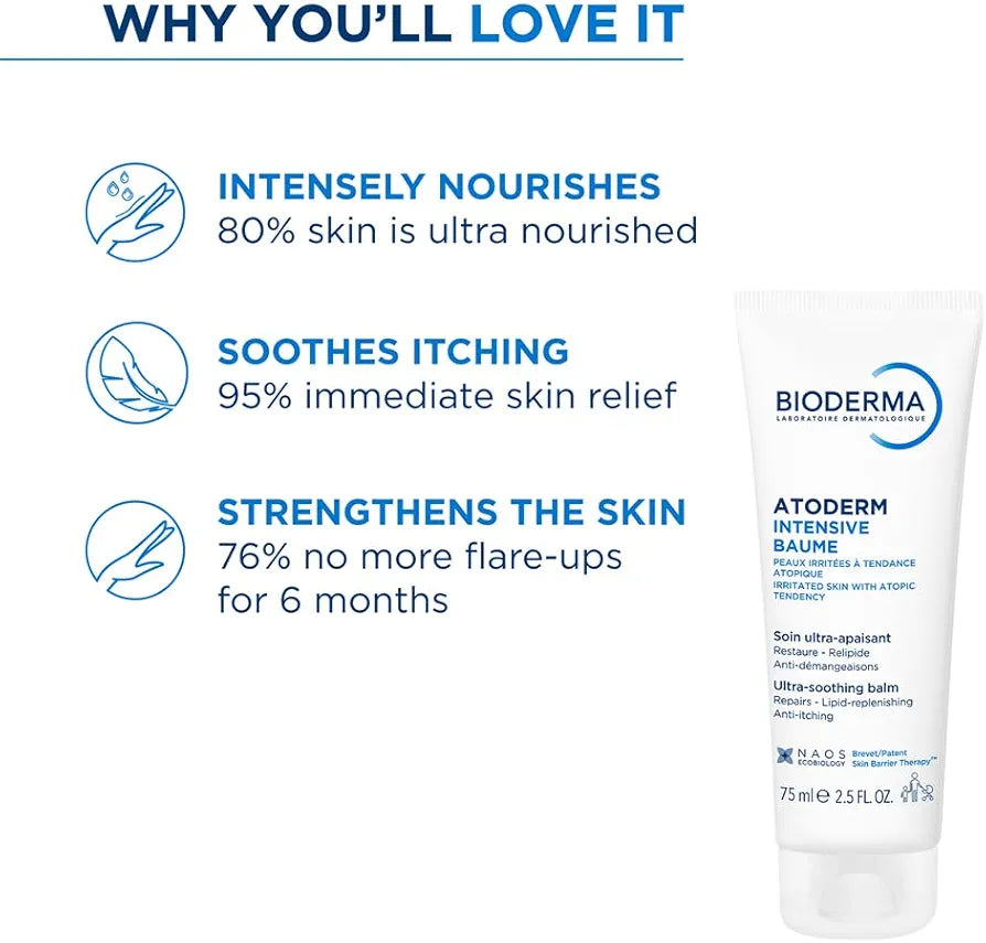 BIODERMA ATODERM INTENSIVE BAUME SOIN ULTRA APAISANT 75ML