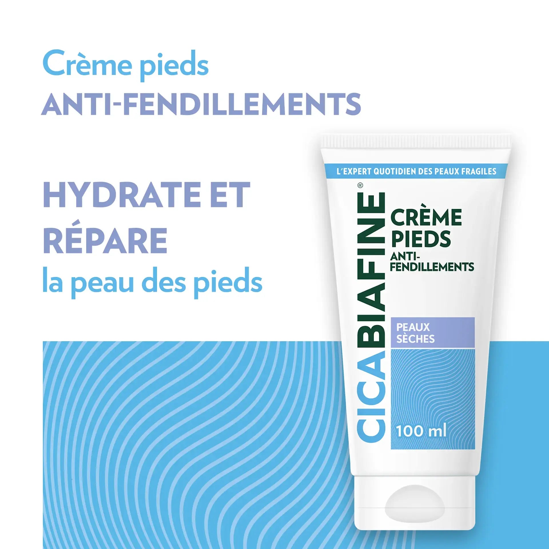 CICABIAFINE CRÈME PIEDS ANTI-FENDILLEMENTS  POUR PEAUX SÈCHES 100 ML