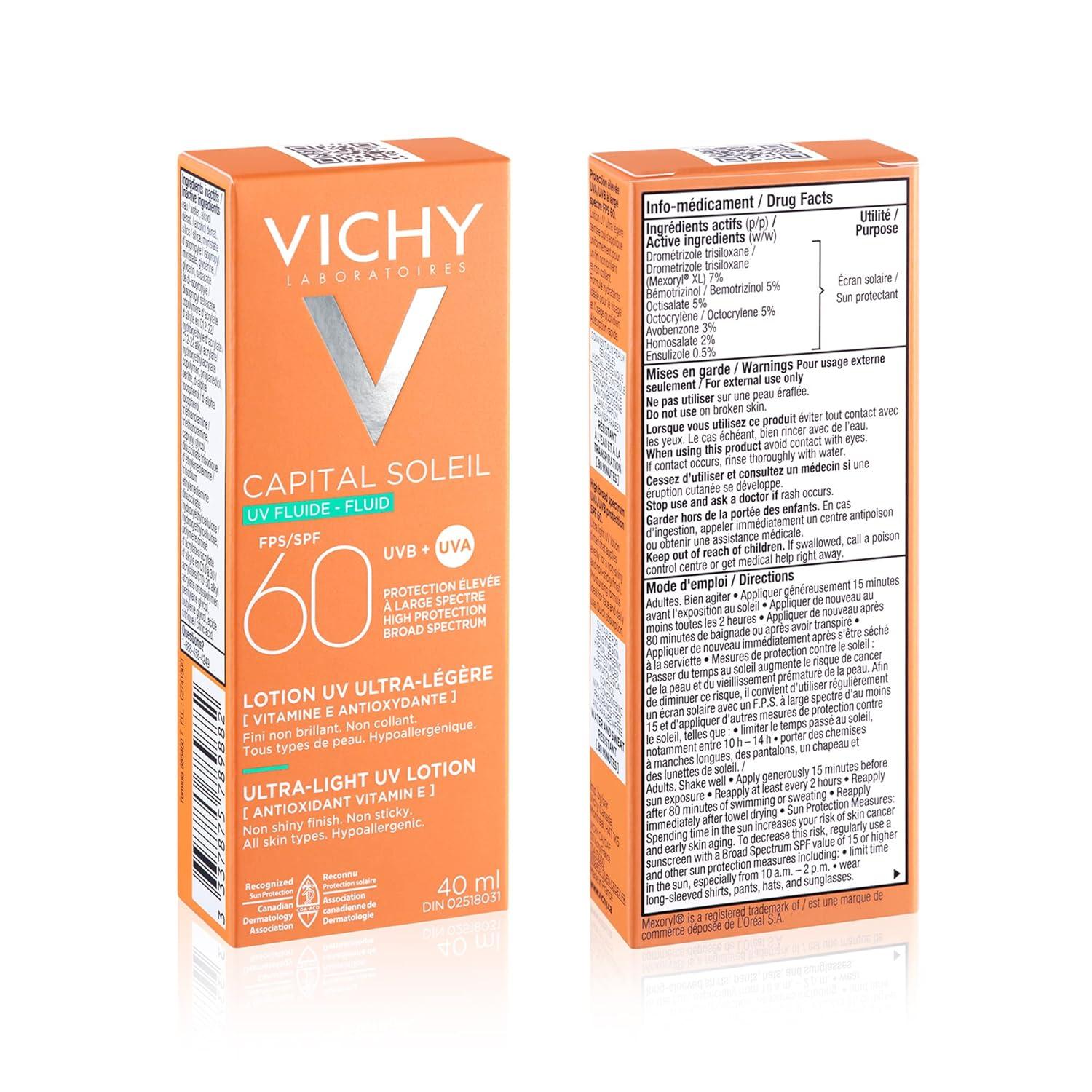 VICHY CAPITAL SOLEIL TINTED LOTION UV ULTRA LIGHT SPF60 45ML