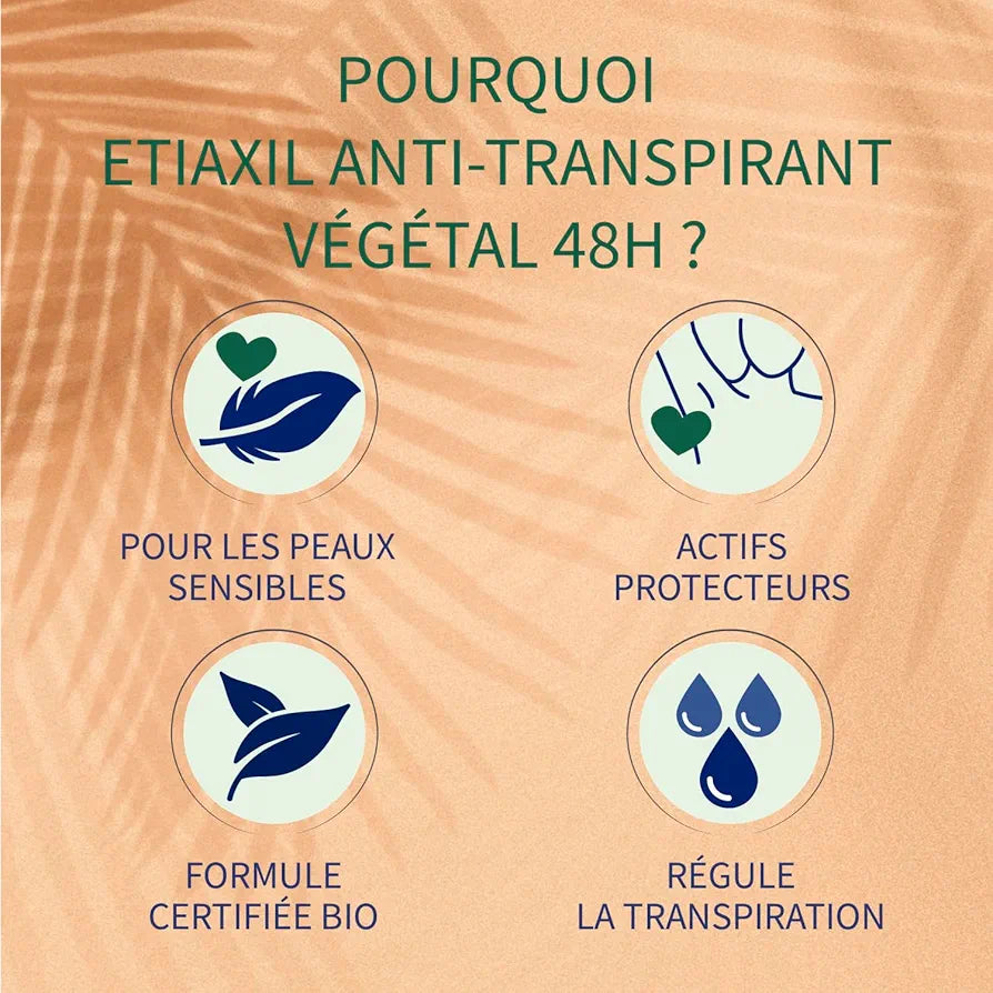 ETIAXIL ANTI-TRANSPIRANT BIO COCO PROTECTION 48H PEAUX SENSIBLES 50ML