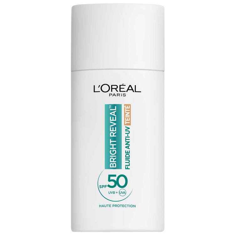 L’ORÉAL PARIS BRIGHT REVEAL FLUIDE ANTI-UV TEINTÉ SPF50+ 50ML