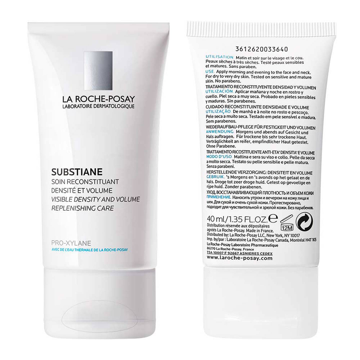 LA ROCHE POSAY SUBSTIANE RICHE RICH SOIN RECONSTITUANT DENSITÉ ET VOLUME 40ML
