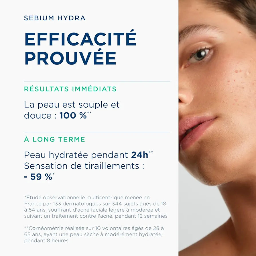 BIODERMA SÉBIUM HYDRA SOIN COMPENSATEUR ULTRA HYDRATANT 48H 40ML