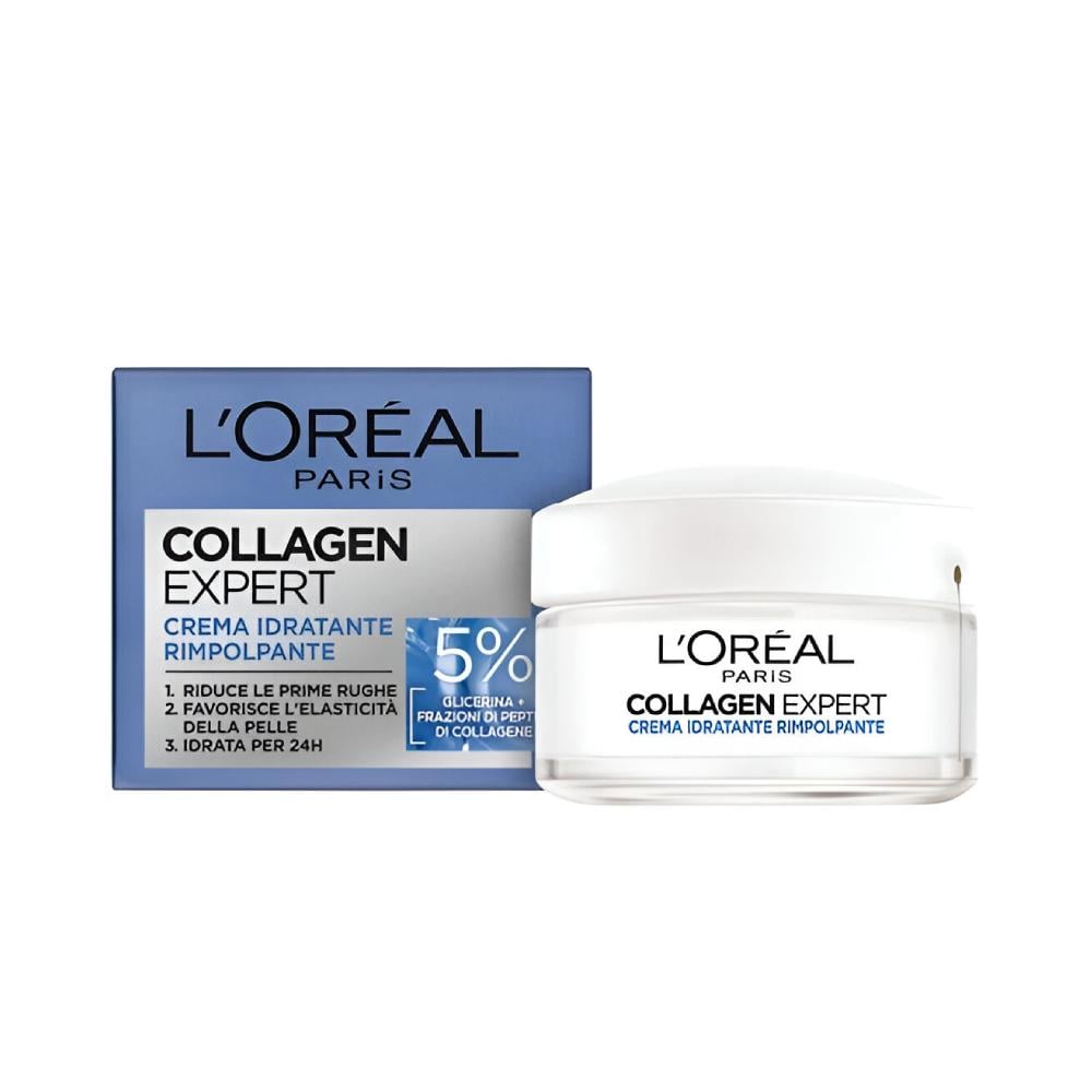 L’ORÉAL PARIS EXPERT COLLAGÈNE CRÈME REPULPANTE HYDRATANTE 5%GLYCÉRINE +FRACTION DE PEPTIDES DE COLLAGÈNE 50ML
