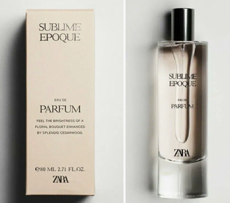ZARA EAU DE PARFUM SUBLIME ÉPOQUE 80ML