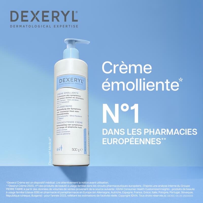 DEXERYL CRÈME TRAITEMENT DES SÈCHERESSES CUTANÉES  500G